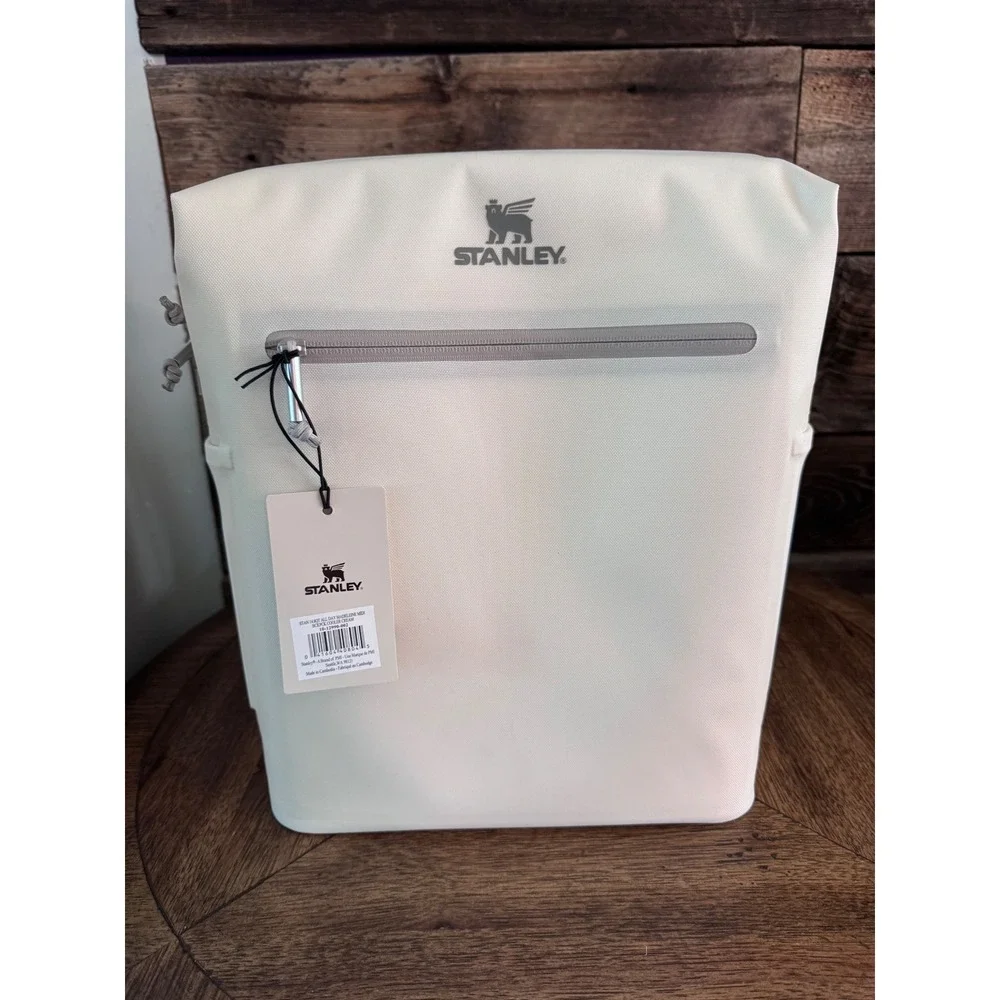 Stanley All Day Madeleine Midi Backpack Cooler Cream 14.8QT 10-12990-002 NEW